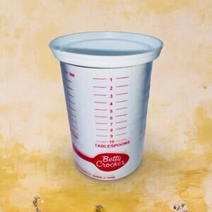 Betty Crocker 1 Cup Measuring Cup Wet Dry Liquid Tablespoon Teaspoon Kitchen VTG